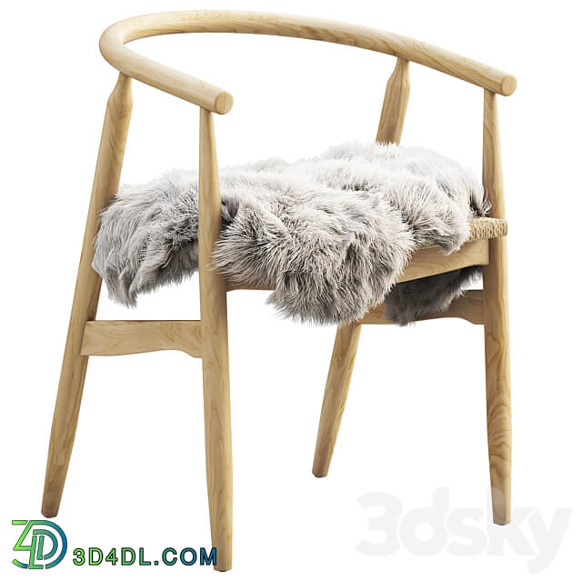 Joybird Rayne Dining Chair 2 options 3D Models