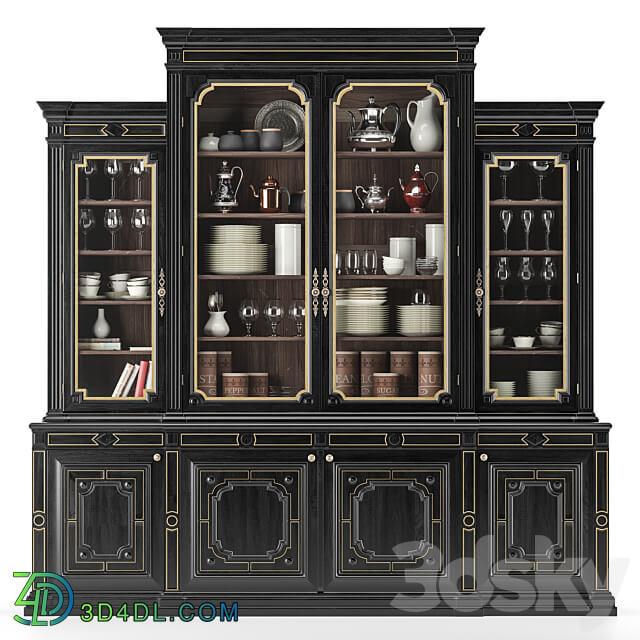 Wardrobe Display cabinets Large cabinet with dishes