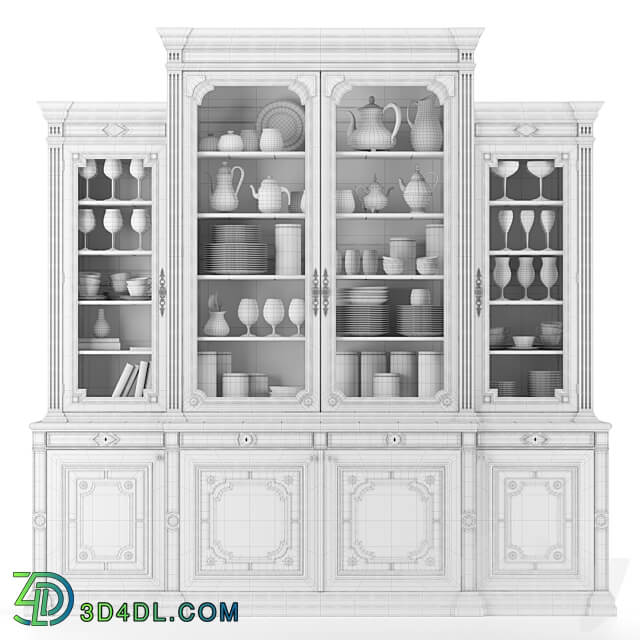 Wardrobe Display cabinets Large cabinet with dishes