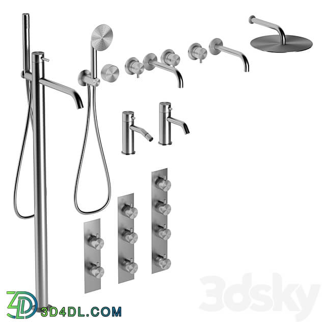 Plumbing mixers Quadro set 2