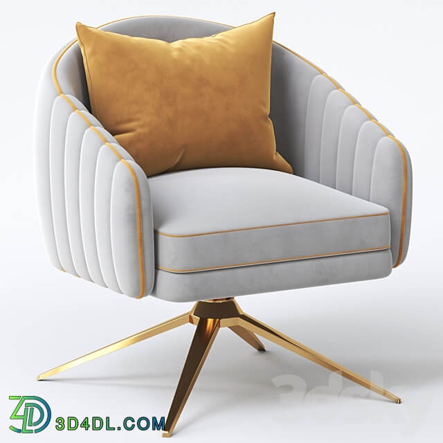 Roar Rabbit Pleated Swivel Chair