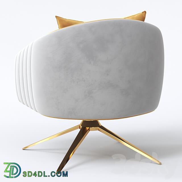 Roar Rabbit Pleated Swivel Chair