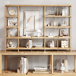 Rack Wooden Shelving and decor 