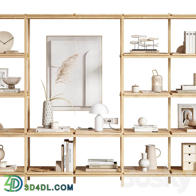Rack Wooden Shelving and decor