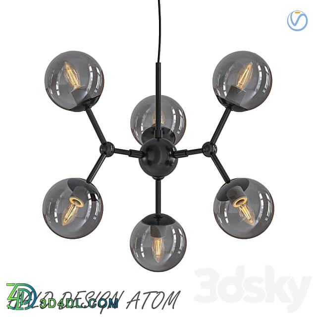 Pendant light Halo Design Atom