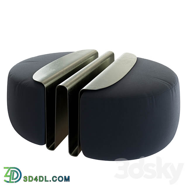 Natuzzi WAVE Pouf