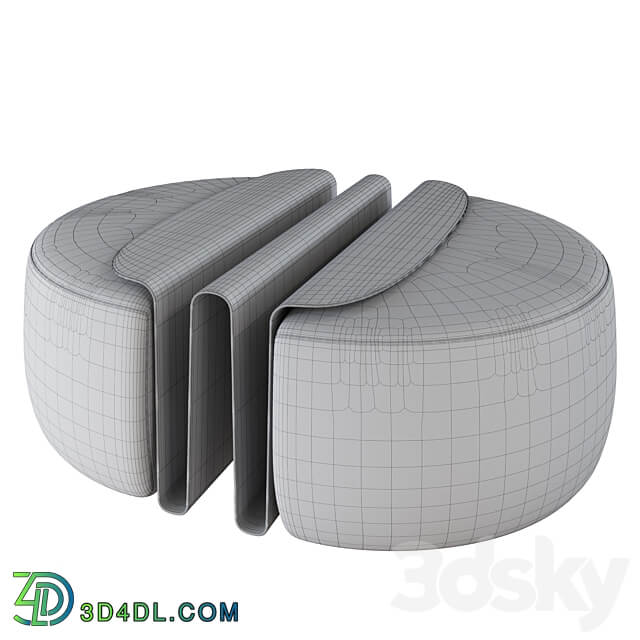 Natuzzi WAVE Pouf