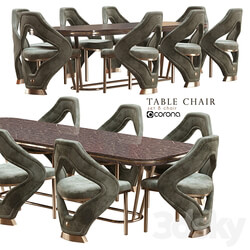 Table Chair table chair modern 