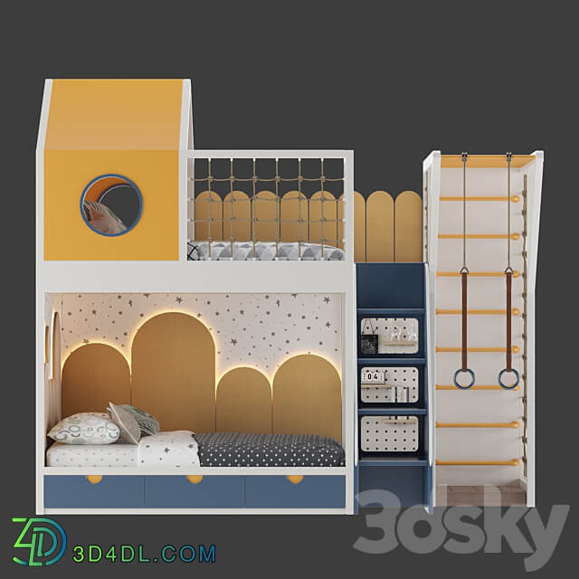 Full furniture set Childrens furniture set 03