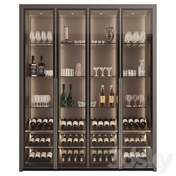 Wardrobe Display cabinets Сupboard with dishes My Design 15 