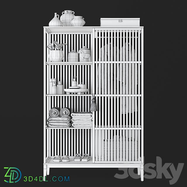 IKEA Nordkisa Spa Wardrobe 3D Models