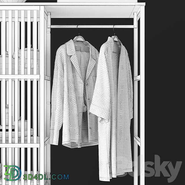 IKEA Nordkisa Spa Wardrobe 3D Models