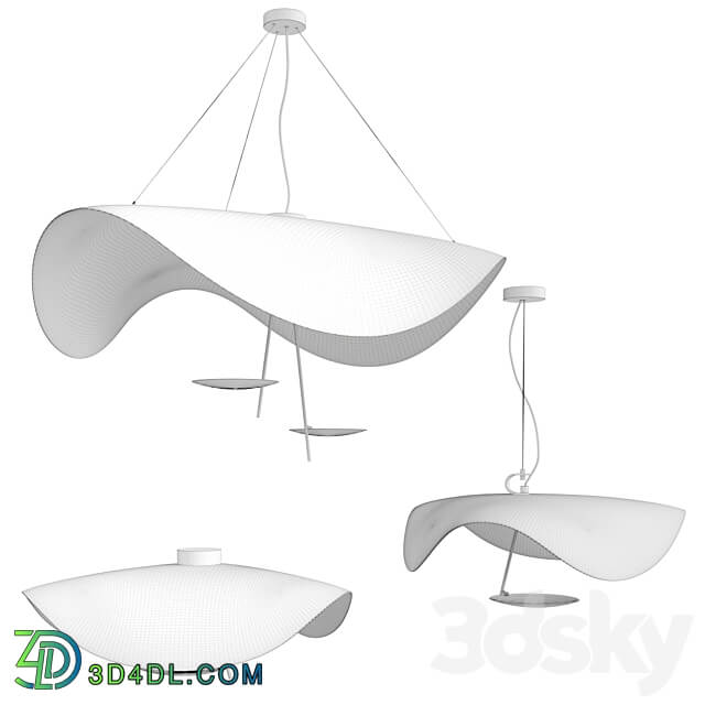 Pendant light Lederam Manta Catellani Smith Pendant Lamp