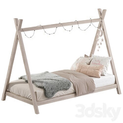 Baby bed in the form of a house 4 