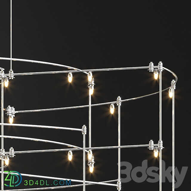 Pendant light QuasazR specter chandelier