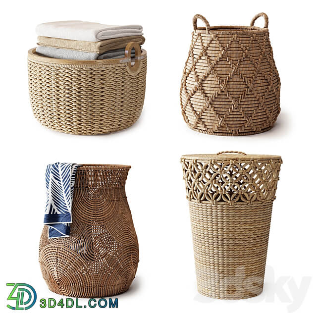 Other decorative objects Baskets Set 06