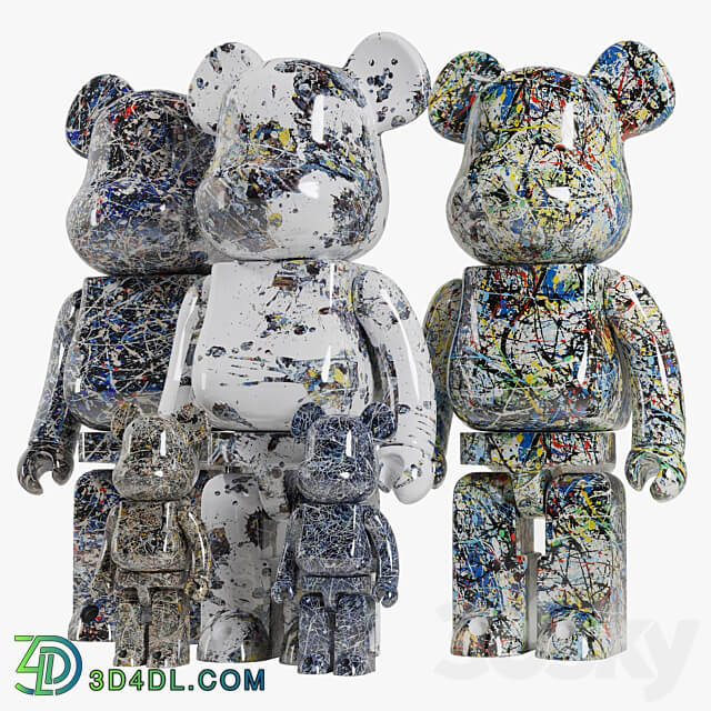 Bearbrick Jackson Pollock