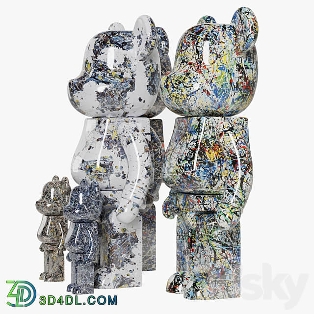 Bearbrick Jackson Pollock