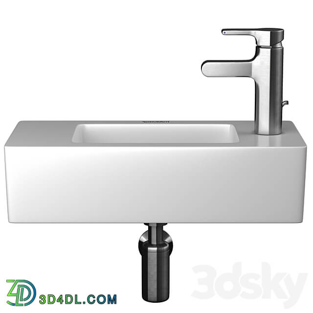 Mini sink Duravit Vero mixer Jacob Delafon Singulier