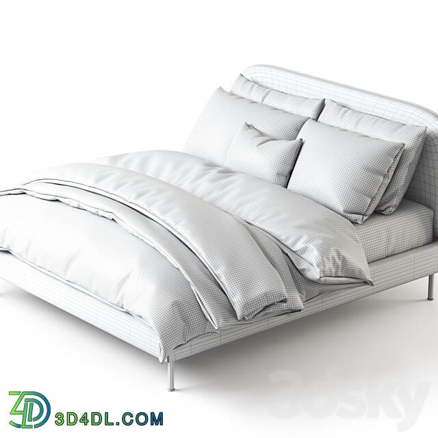 IKEA VADHEIM bed Bed 3D Models