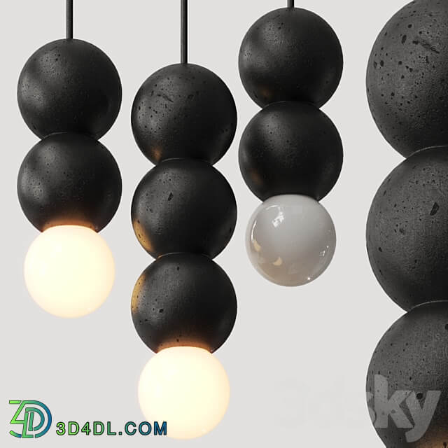 Pendant light Buzao Ooops Lampatron Lilla Black Pendant Lamps