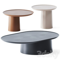 Metal Coffee Tables Louisa by Molteni 3D Models 