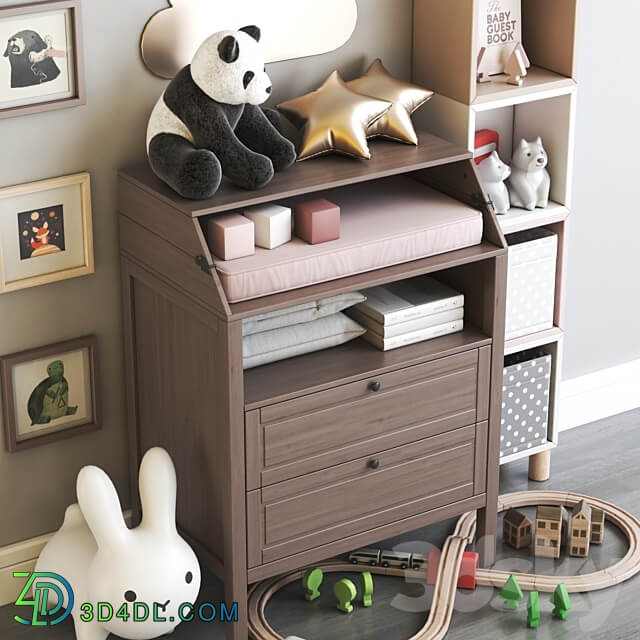 Furniture and toys for childrens Miscellaneous 3D Models
