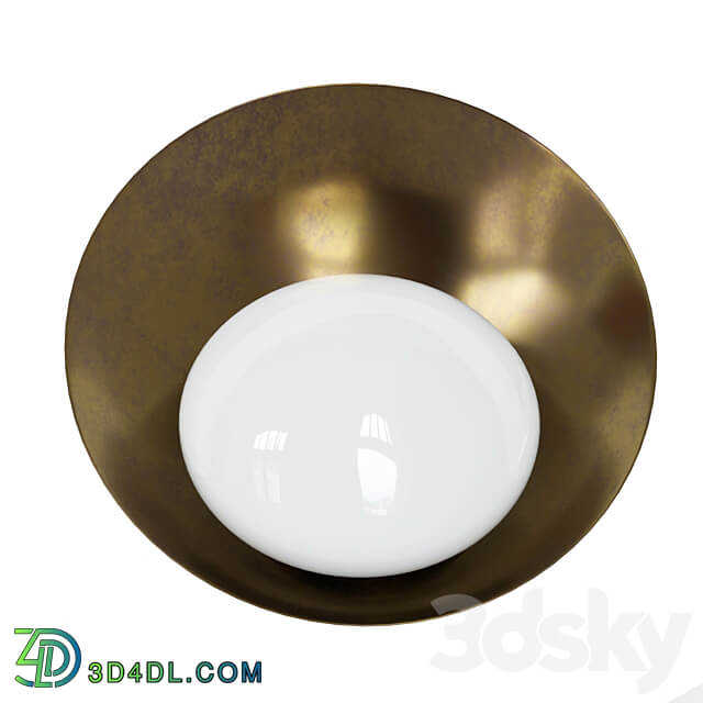 Brass Wall Lights Concha by Gallery L7