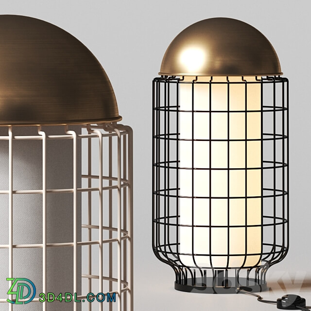 Mambo Unlimited Ideas UTU Soulful Magnolia Table Lamp 3D Models