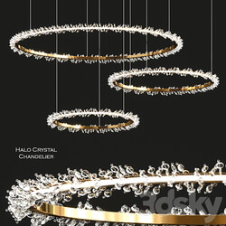 Pendant light Halo Crystal Chandelier by Manooi 
