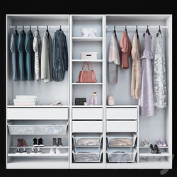 Wardrobe Display cabinets Wardrobe Ikea Pax 