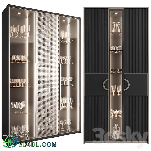 Wardrobe Display cabinets Сupboard with dishes My Design 20