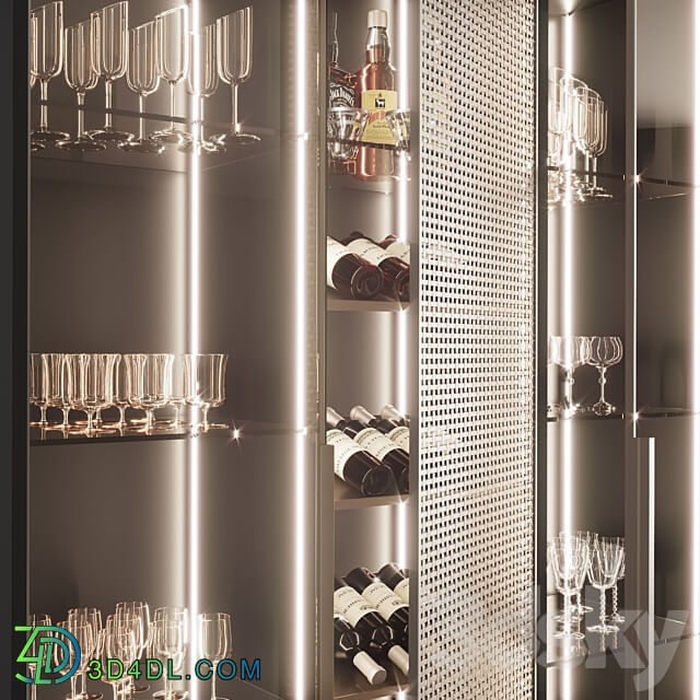 Wardrobe Display cabinets Сupboard with dishes My Design 20