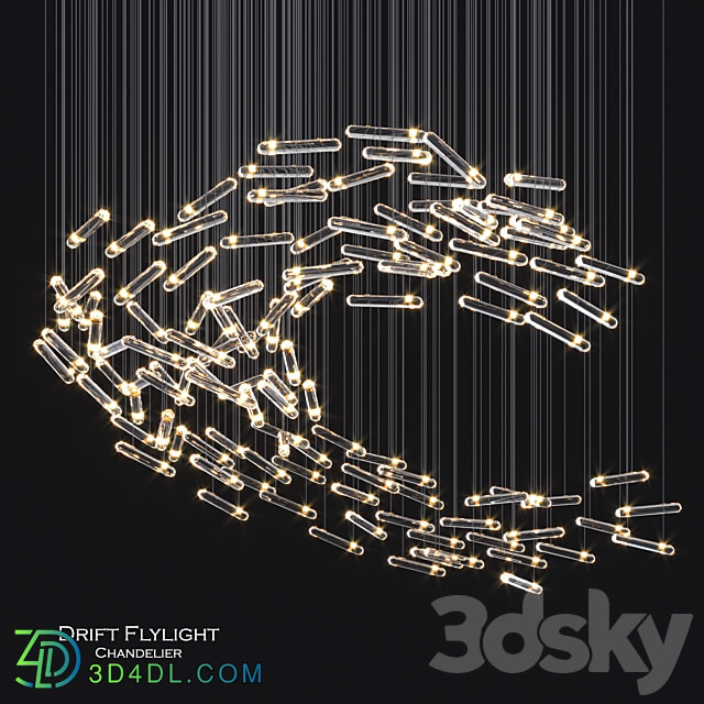 Pendant light Drift flylight chandelier 3