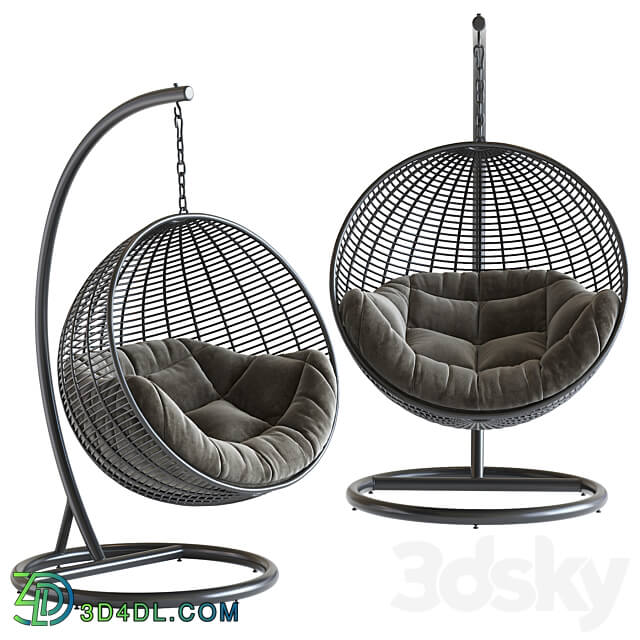 Fotel wiszący Cocoon De Luxe czarny