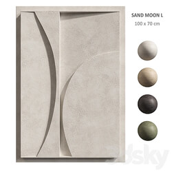 Relief Sand Moon L 3D Models 