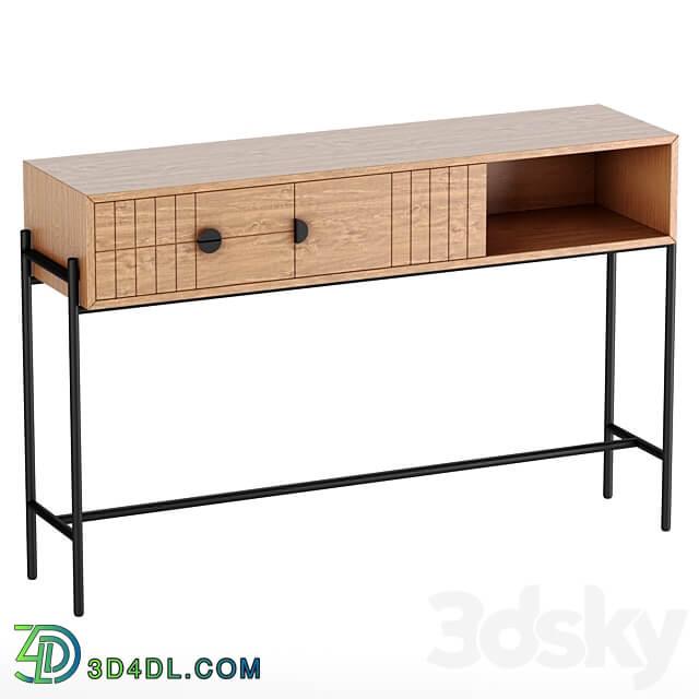 Clara oak console