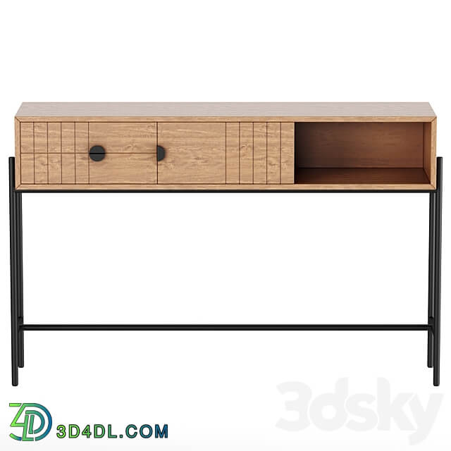 Clara oak console