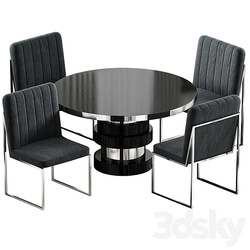 Table Chair Boca Round Dining Table 