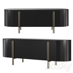 Sideboard Chest of drawer chest of drawers Blush black 