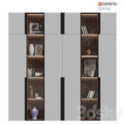 Wardrobe Display cabinets Wardrobe with decor 2 