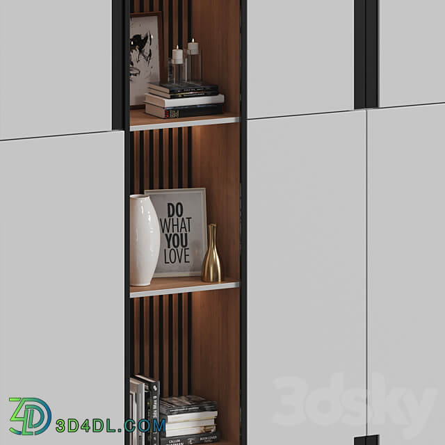 Wardrobe Display cabinets Wardrobe with decor 2
