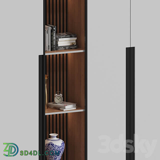 Wardrobe Display cabinets Wardrobe with decor 2