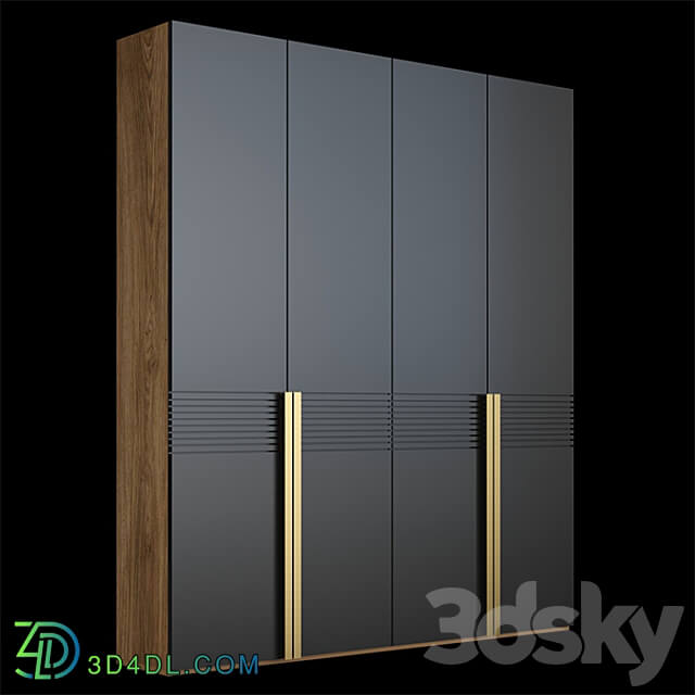 Wardrobe Display cabinets Shelf Desing 052