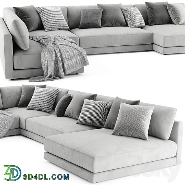 Blanche katarina sectional sofa