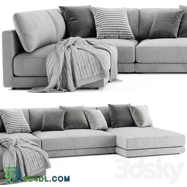 Blanche katarina sectional sofa