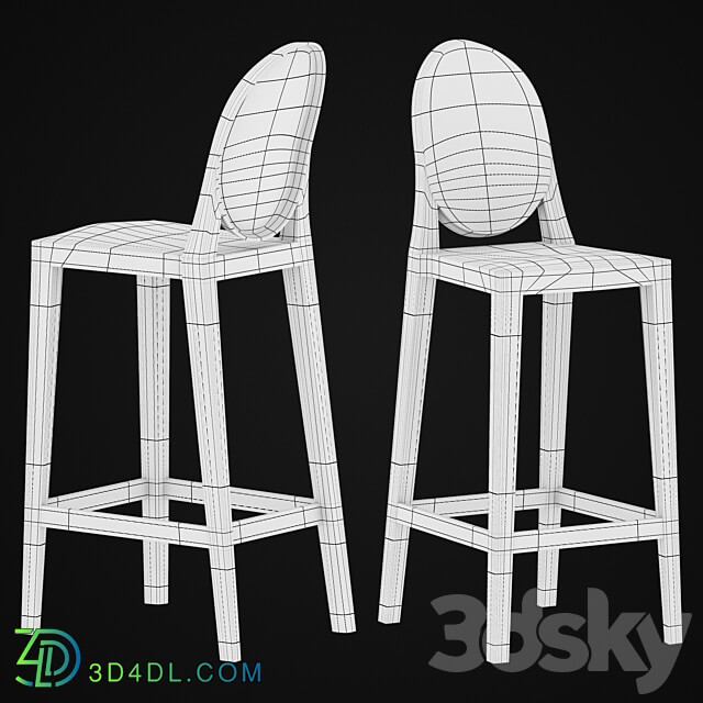 Bar stool Kartell One more 5890