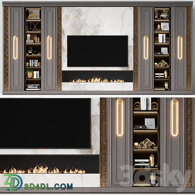 TV Wall TV wall modern 72