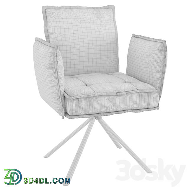 Homary Modern Upholstered Velvet Accent Chair Soft Chair in Carbon Steel Legs