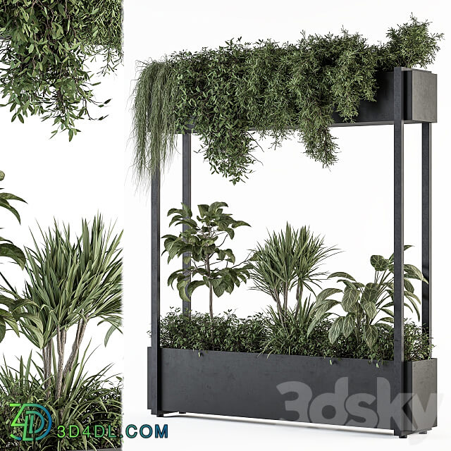 indoor Plant Set 258 Plant Box Stand